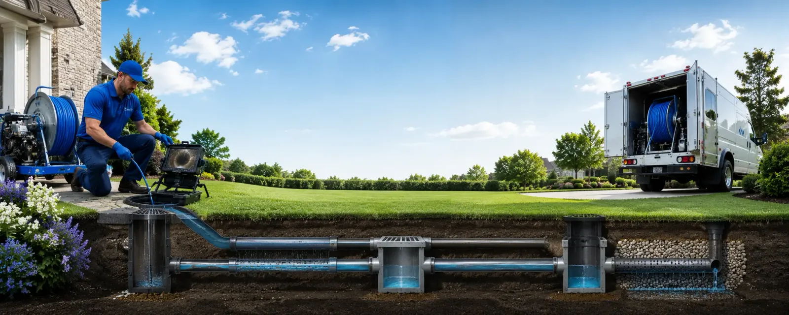 Outdoor drain cleaning information for Luxemburg, IA