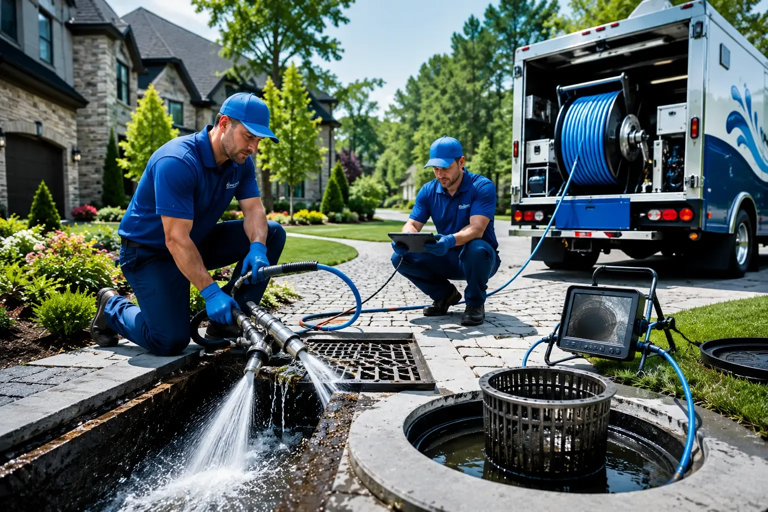 Local outdoor drain cleaning professionals in Luxemburg, IA